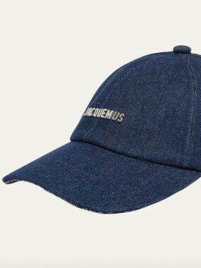 SOLD OUT Brand New Jacquemus Le Casquette Gadjo Denim Baseball Hat